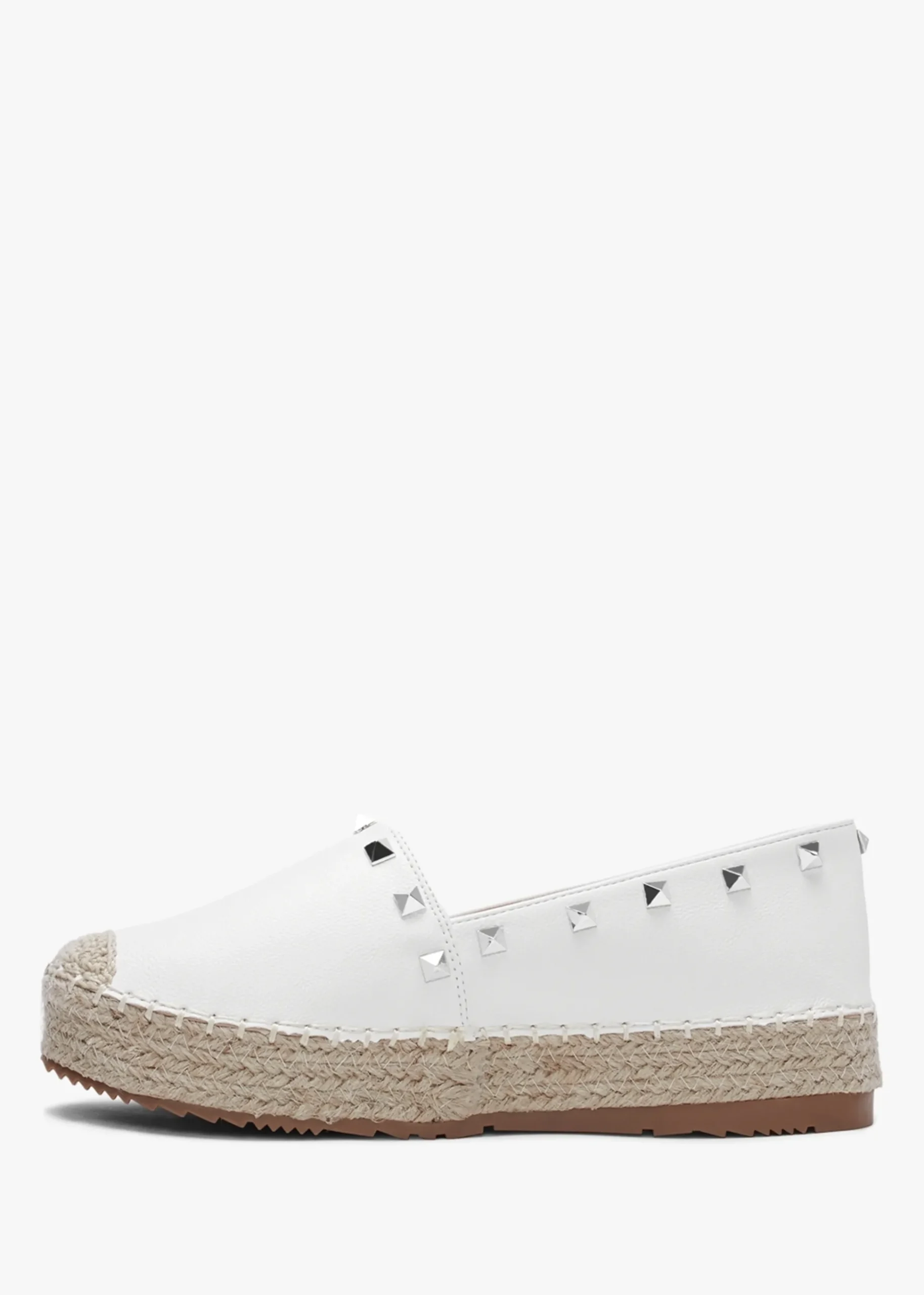 Cubby White Studded Espadrilles