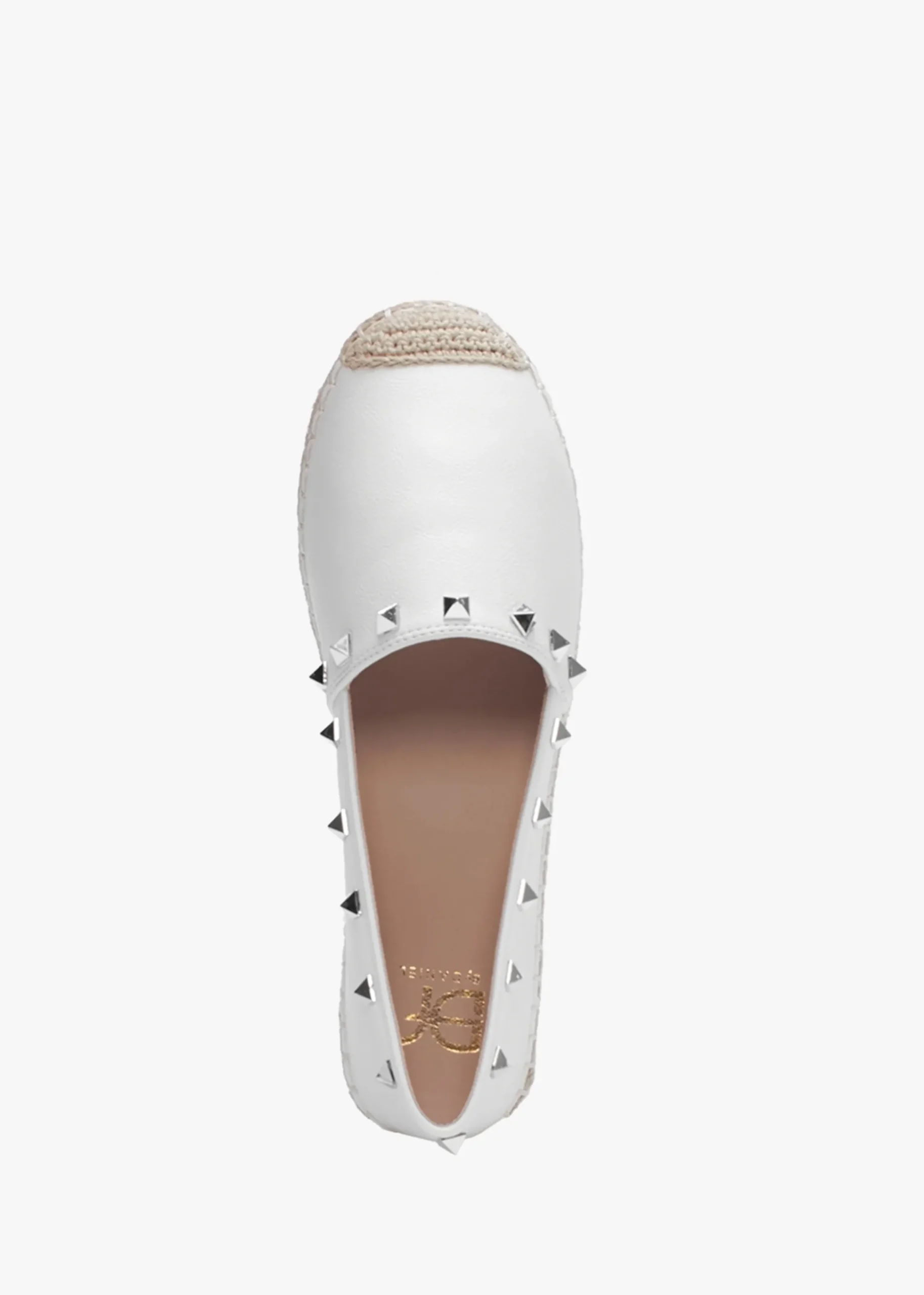 Cubby White Studded Espadrilles