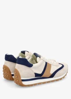 Dani White Sand Navy Multi Suede Trainers