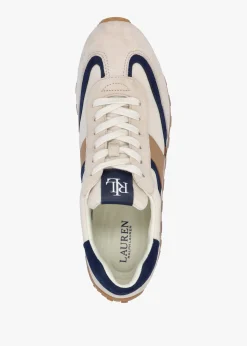 Dani White Sand Navy Multi Suede Trainers