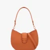 Dejavu Relove Recycle Arancio Curved Shoulder Bag