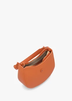 Dejavu Relove Recycle Arancio Curved Shoulder Bag