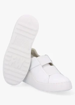 Dito II White Leather Wedge Trainers