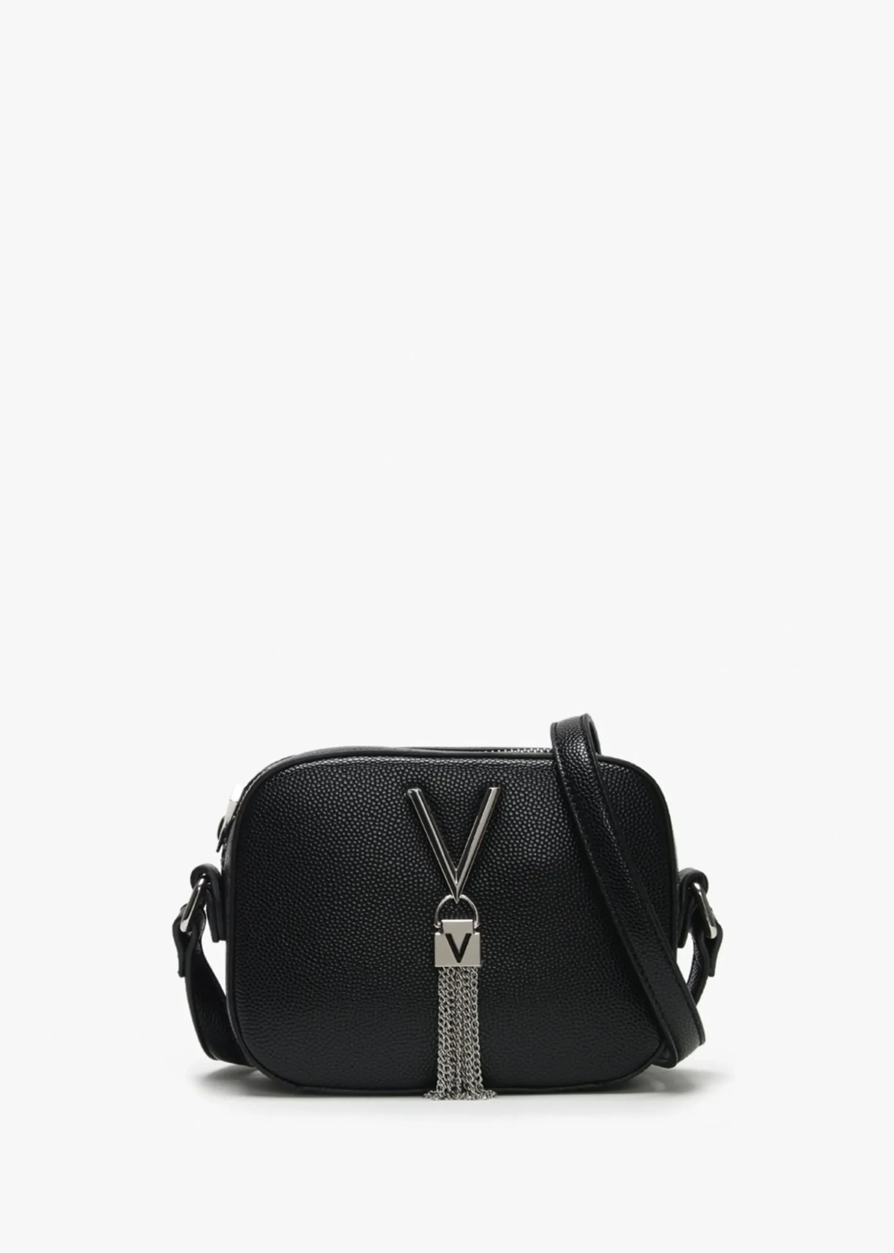 Divina Black Pebbled Camera Bag