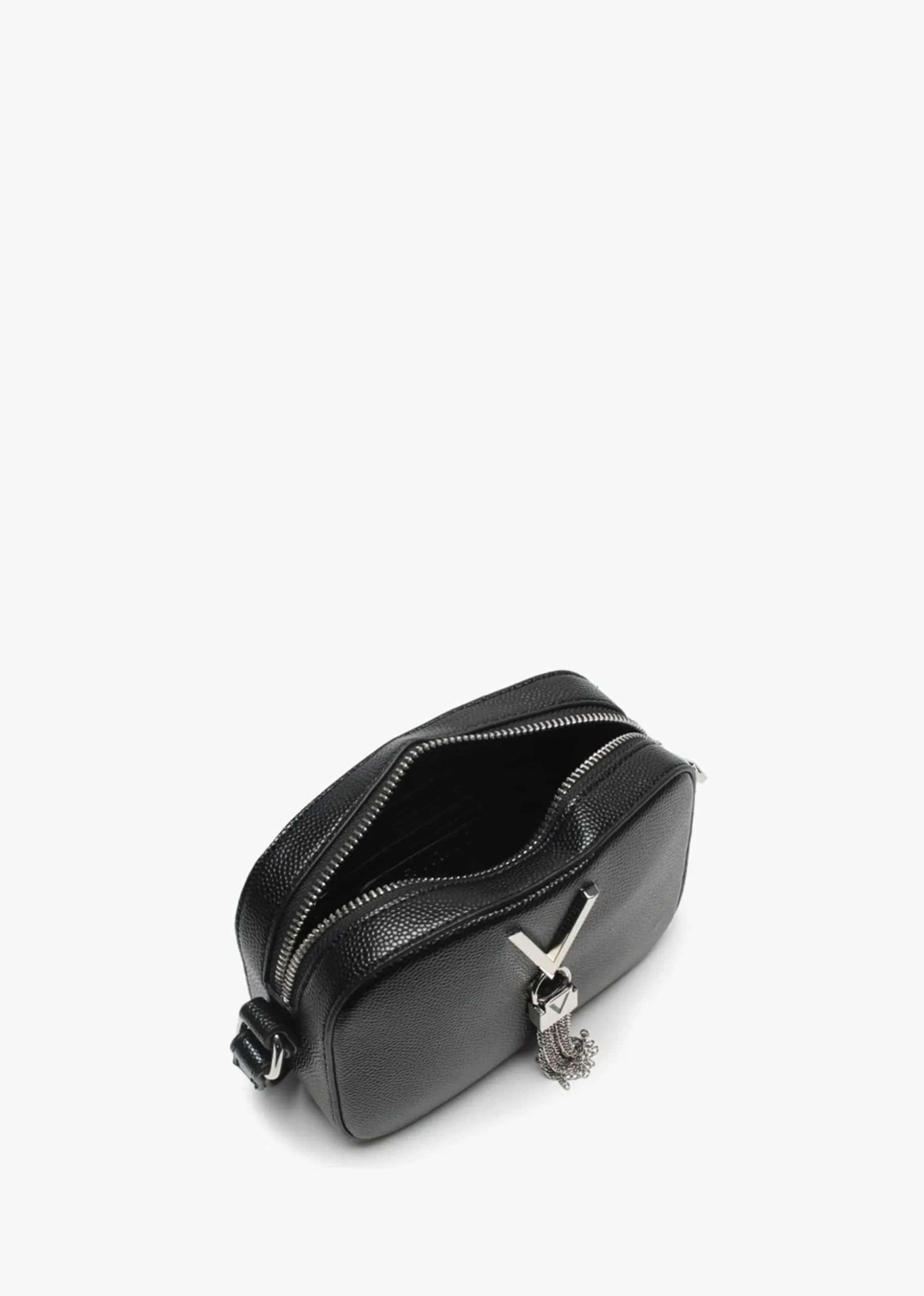 Divina Black Pebbled Camera Bag
