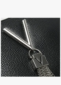Divina Black Pebbled Camera Bag