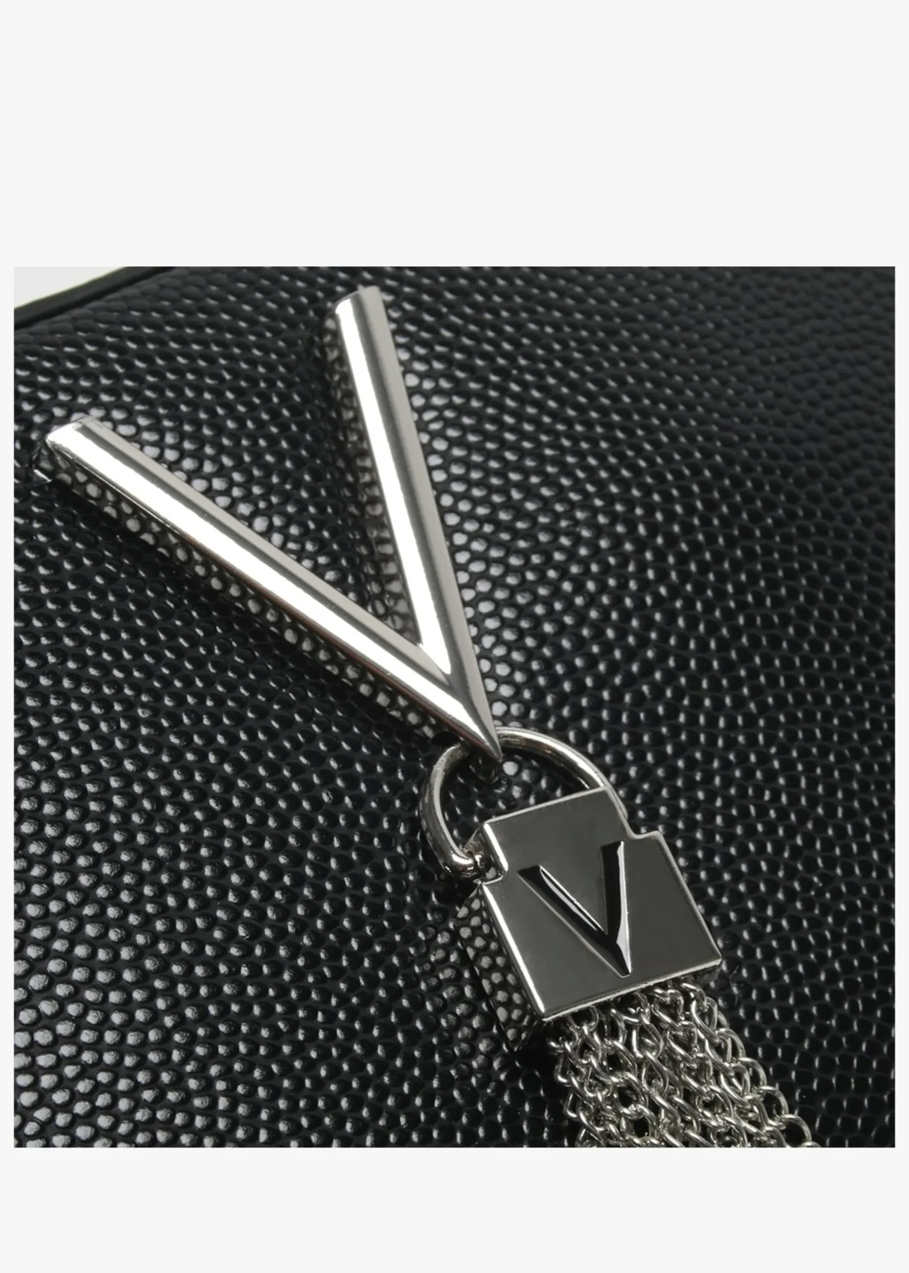 Divina Black Pebbled Camera Bag