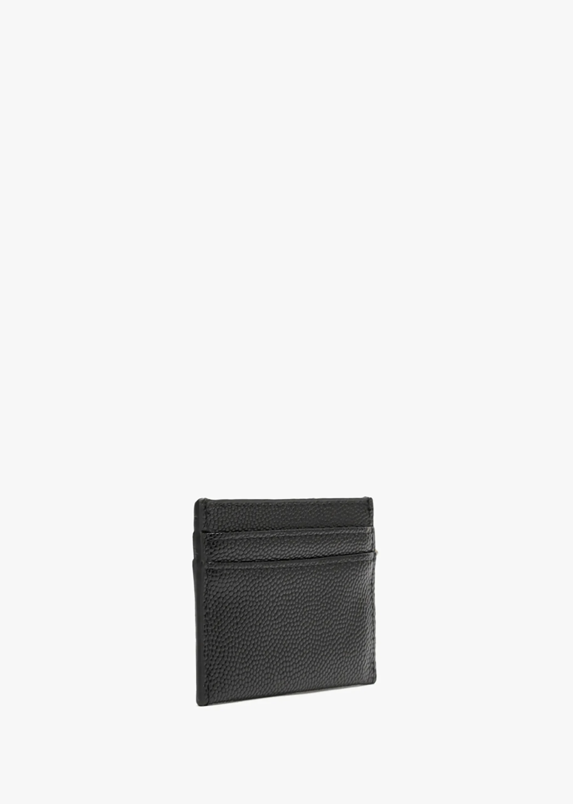 Divina Black Pebbled Card Case