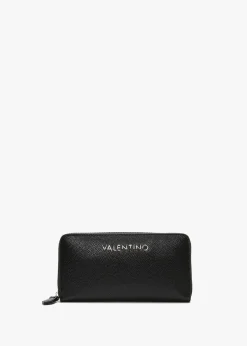 Divina Black Zip Around Wallet