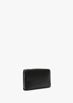 Divina Black Zip Around Wallet
