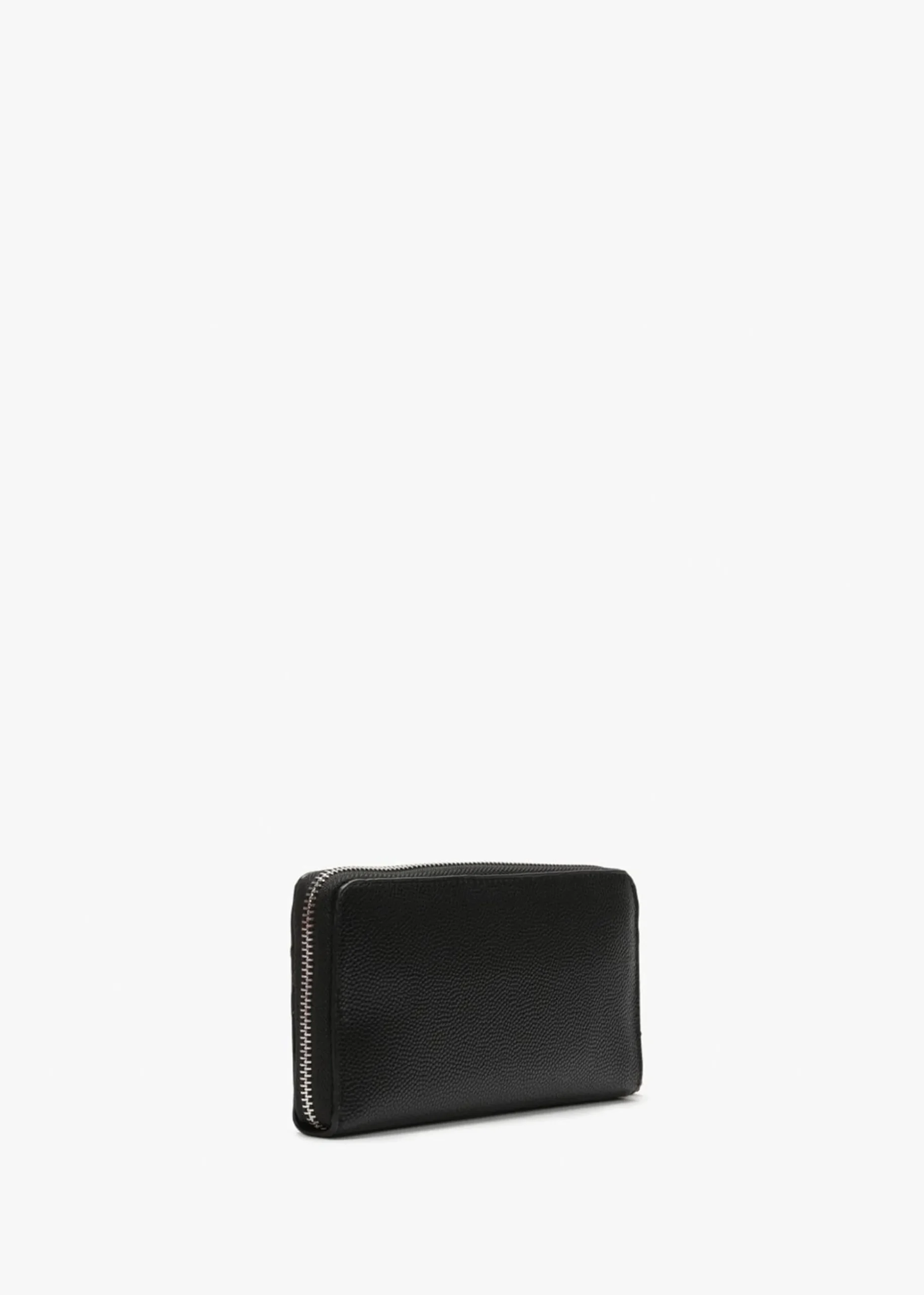 Divina Black Zip Around Wallet