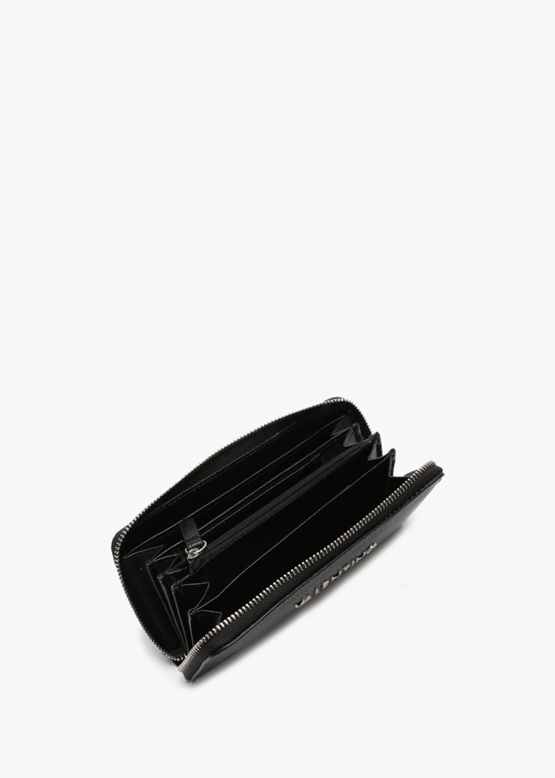 Divina Black Zip Around Wallet