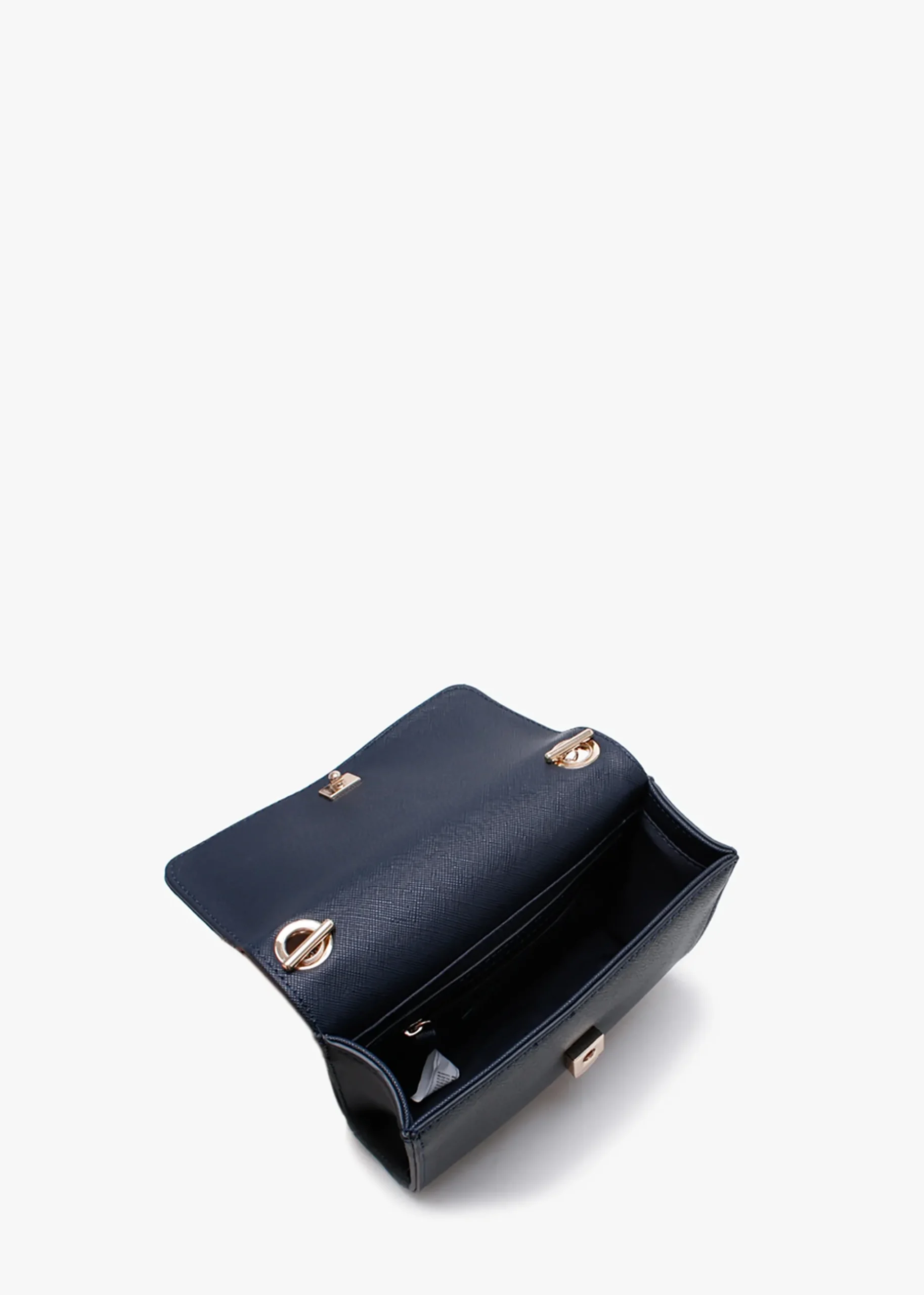 Divina Navy Saffaino Shoulder Bag