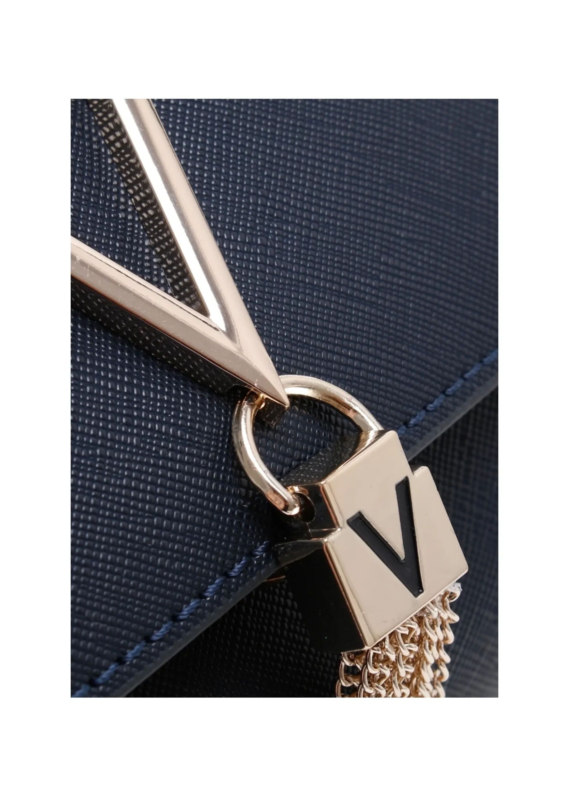 Divina Navy Saffaino Shoulder Bag