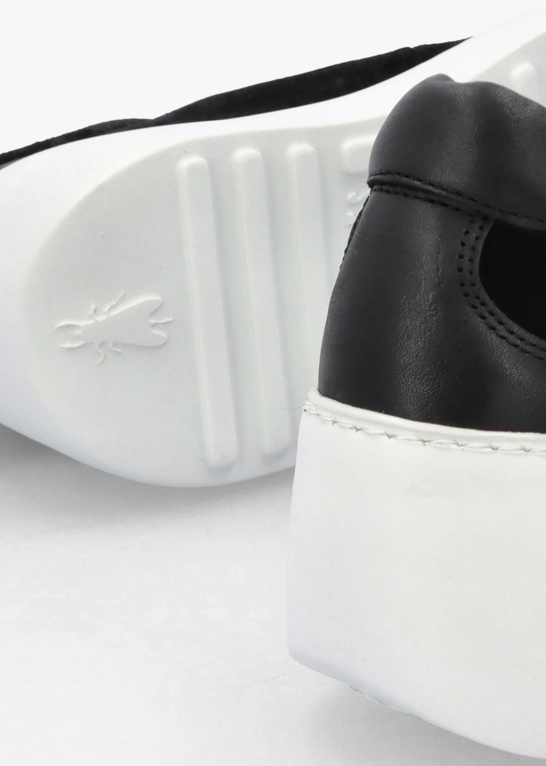 Dufy Black Suede Wedge Trainers
