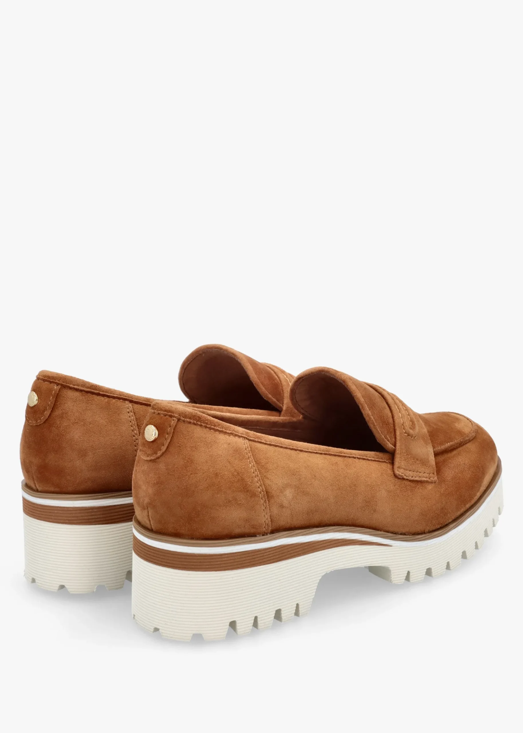 Ebonee Tan Suede Chunky Loafers
