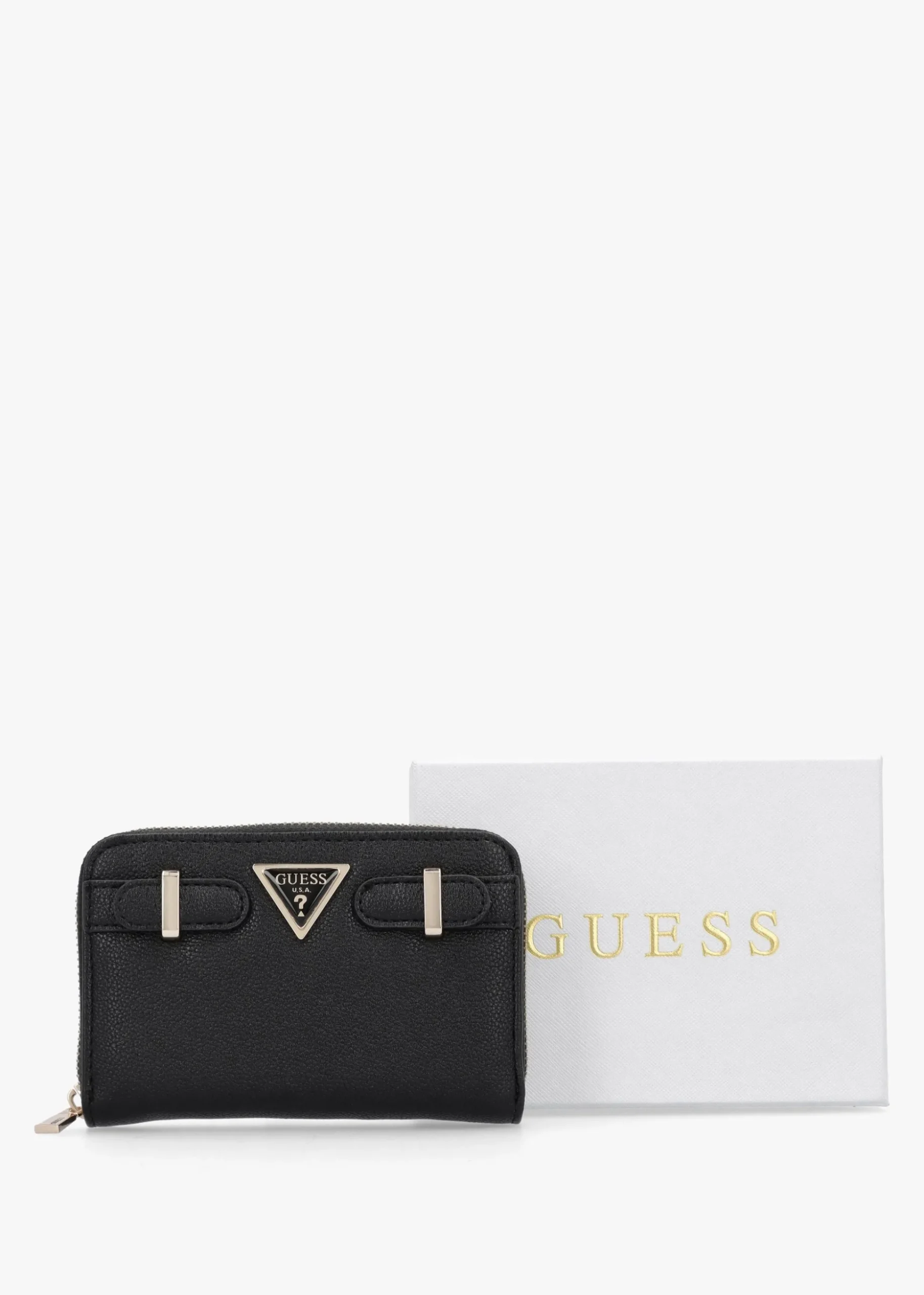 Eco Ali Black Zip Around Wallet