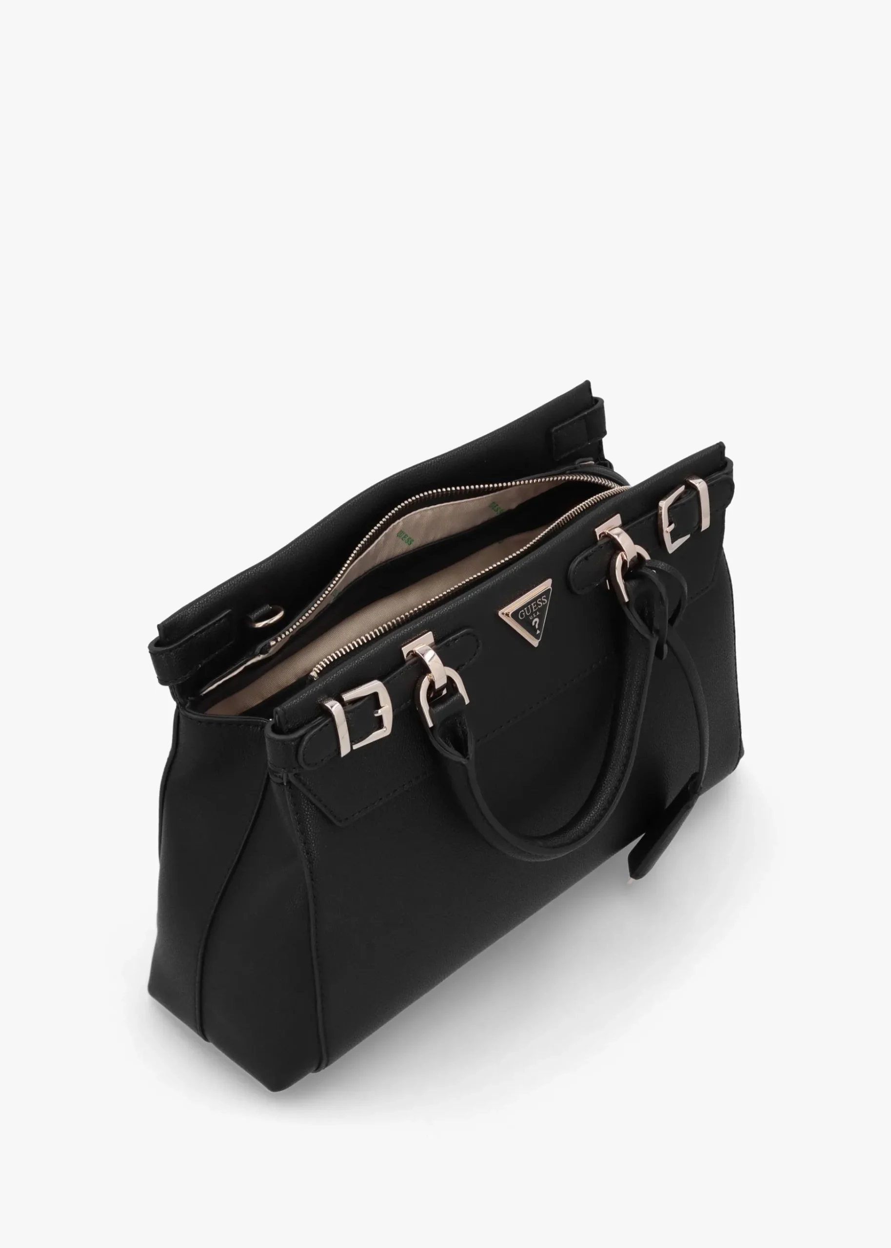 Eco Ali Luxury Black Satchel Bag