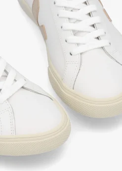 Esplar Logo Leather Extra White Platine Trainers
