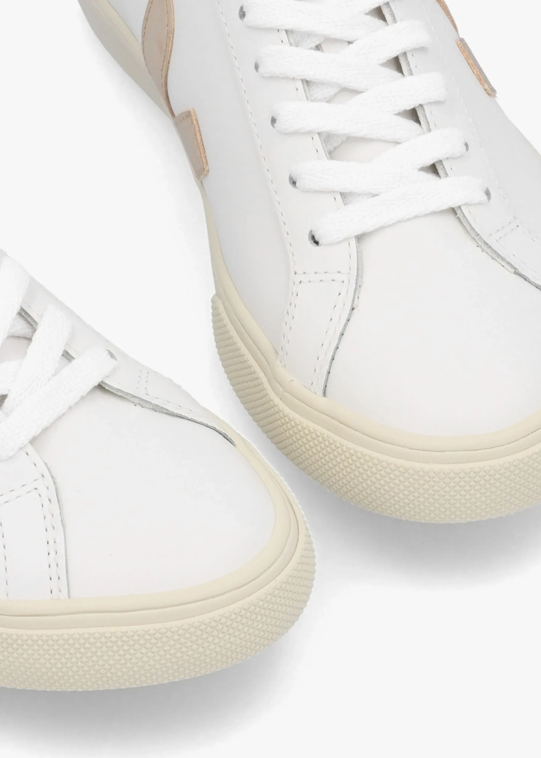 Esplar Logo Leather Extra White Platine Trainers