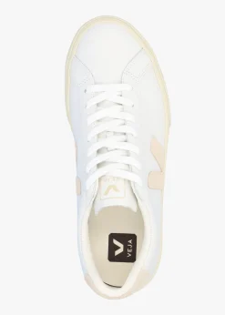Esplar Logo Leather Extra White Sable Trainers