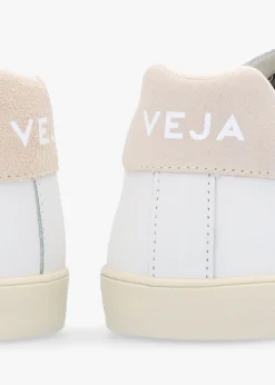 Esplar Logo Leather Extra White Sable Trainers