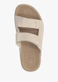 Etna Pierre Almond Suede Sandals