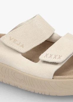 Etna Pierre Almond Suede Sandals