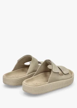 Etna Taupe Almond Suede Sandals