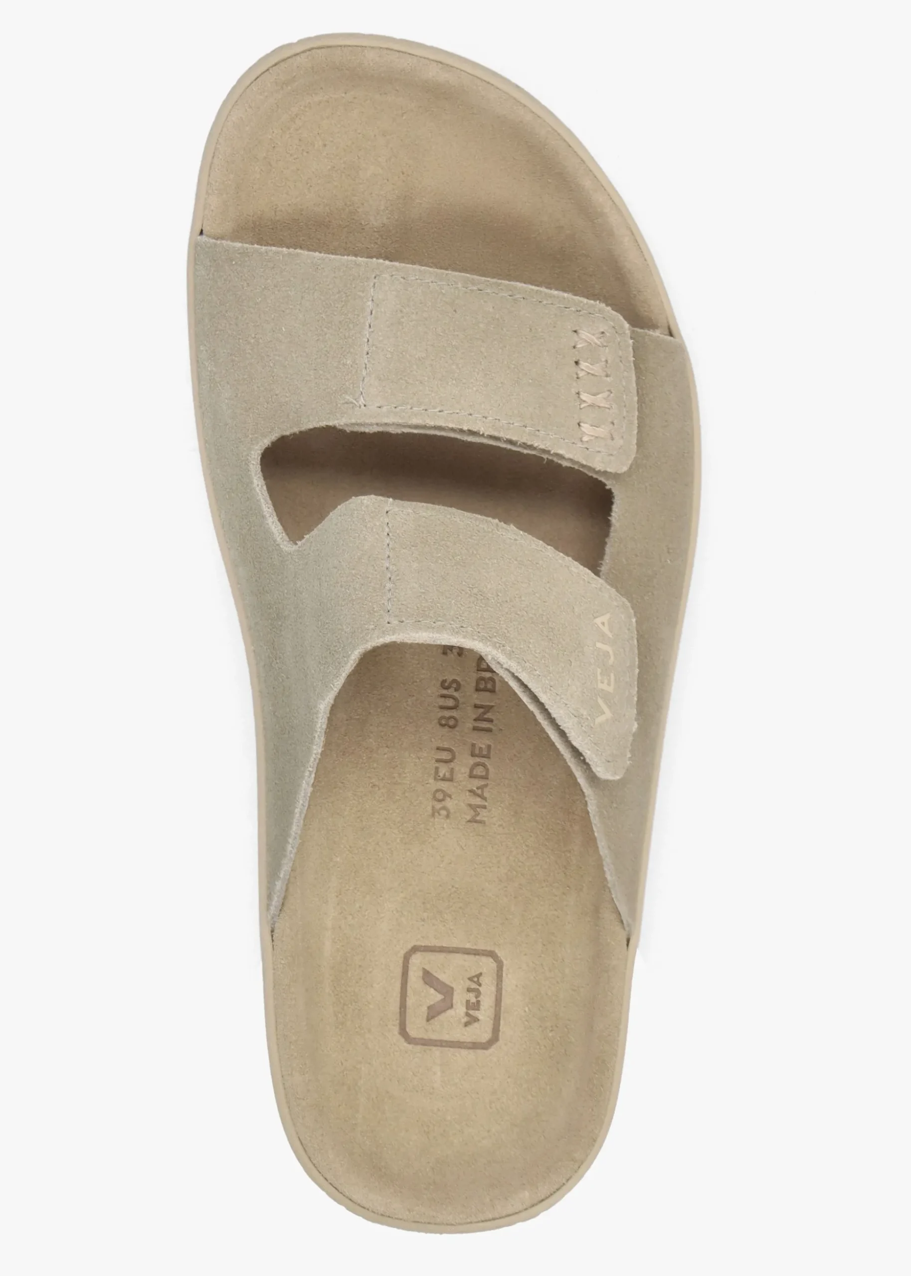 Etna Taupe Almond Suede Sandals