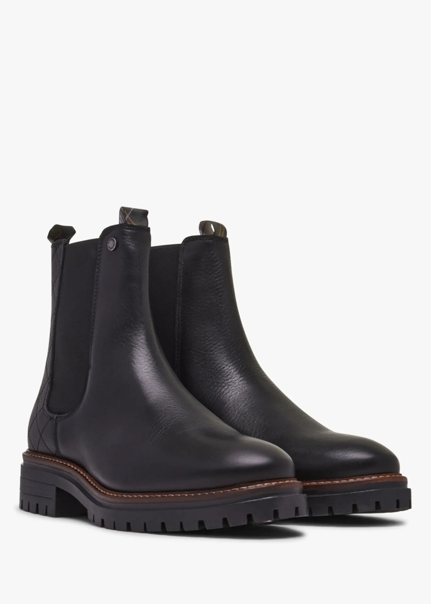 Evie Black Leather Chelsea Boots