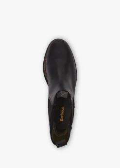 Evie Black Leather Chelsea Boots