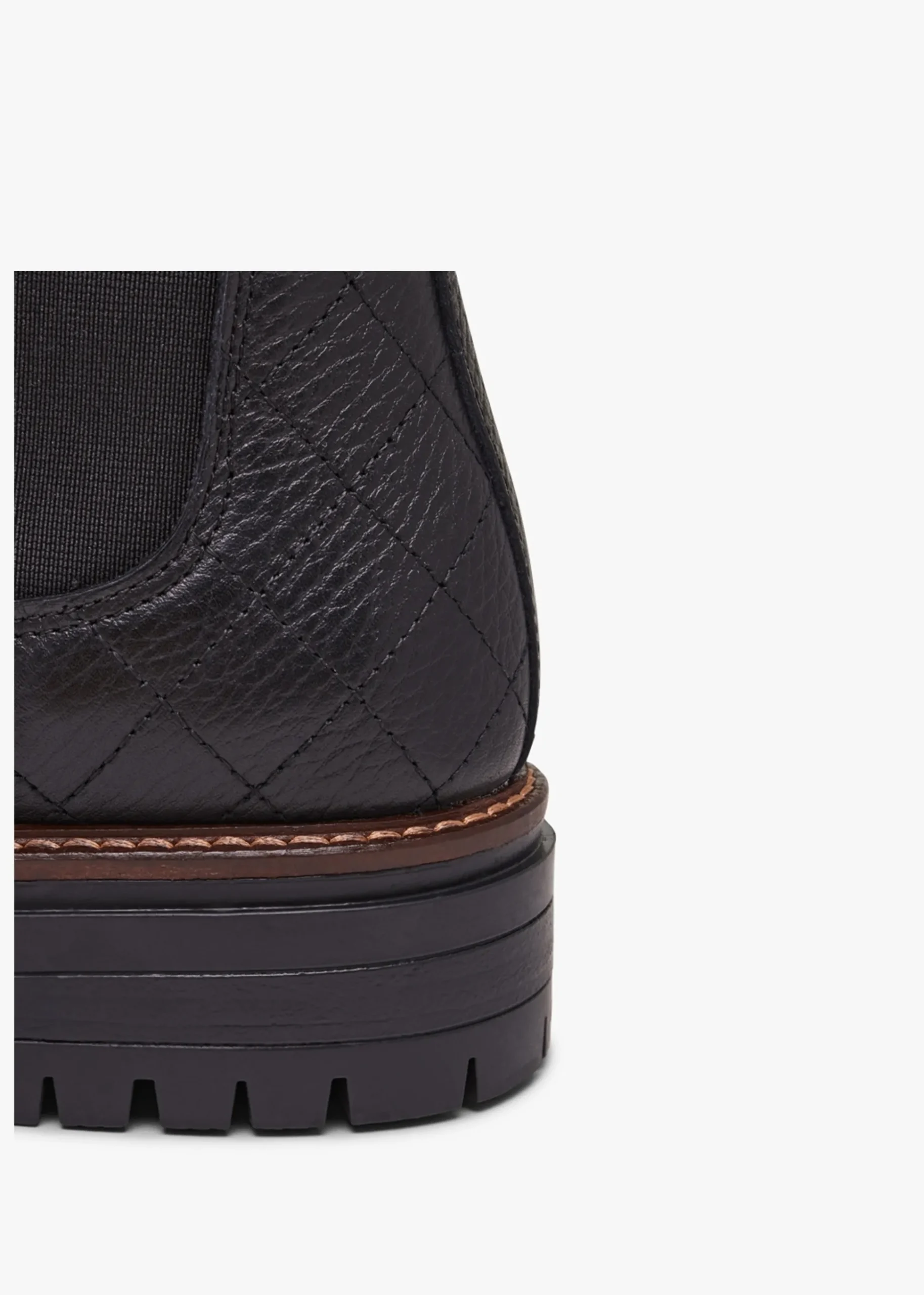 Evie Black Leather Chelsea Boots