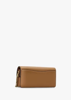 Evie Honey Brown Leather Wallet Bag