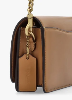 Evie Honey Brown Leather Wallet Bag