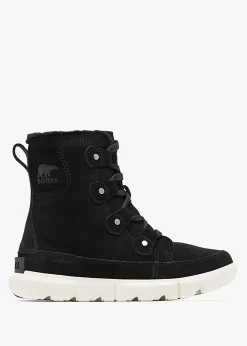Explorer Next Joan Black Fawn Suede Ankle Boots