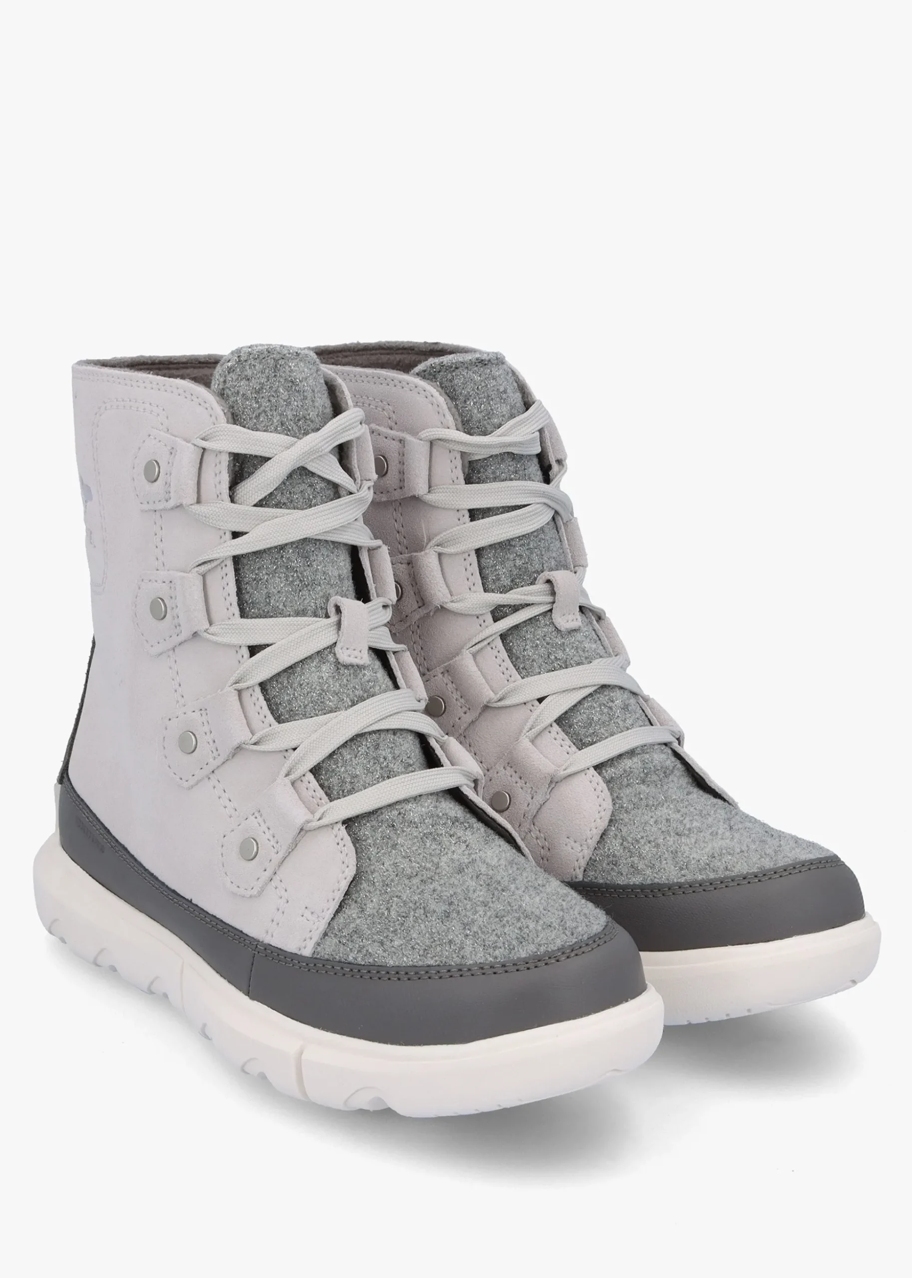 Explorer Next Joan Moonstone Sea Salt Suede Ankle Boots