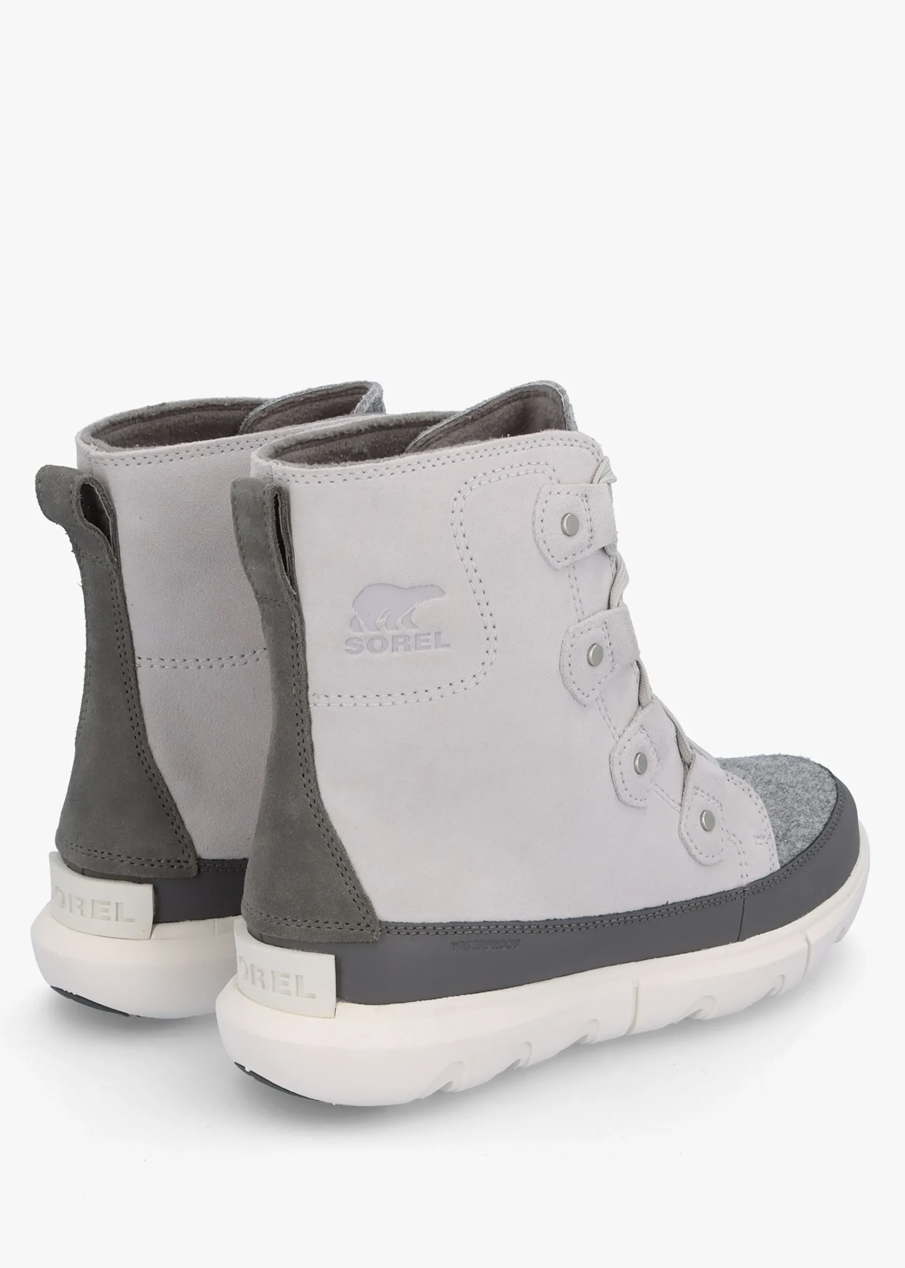 Explorer Next Joan Moonstone Sea Salt Suede Ankle Boots