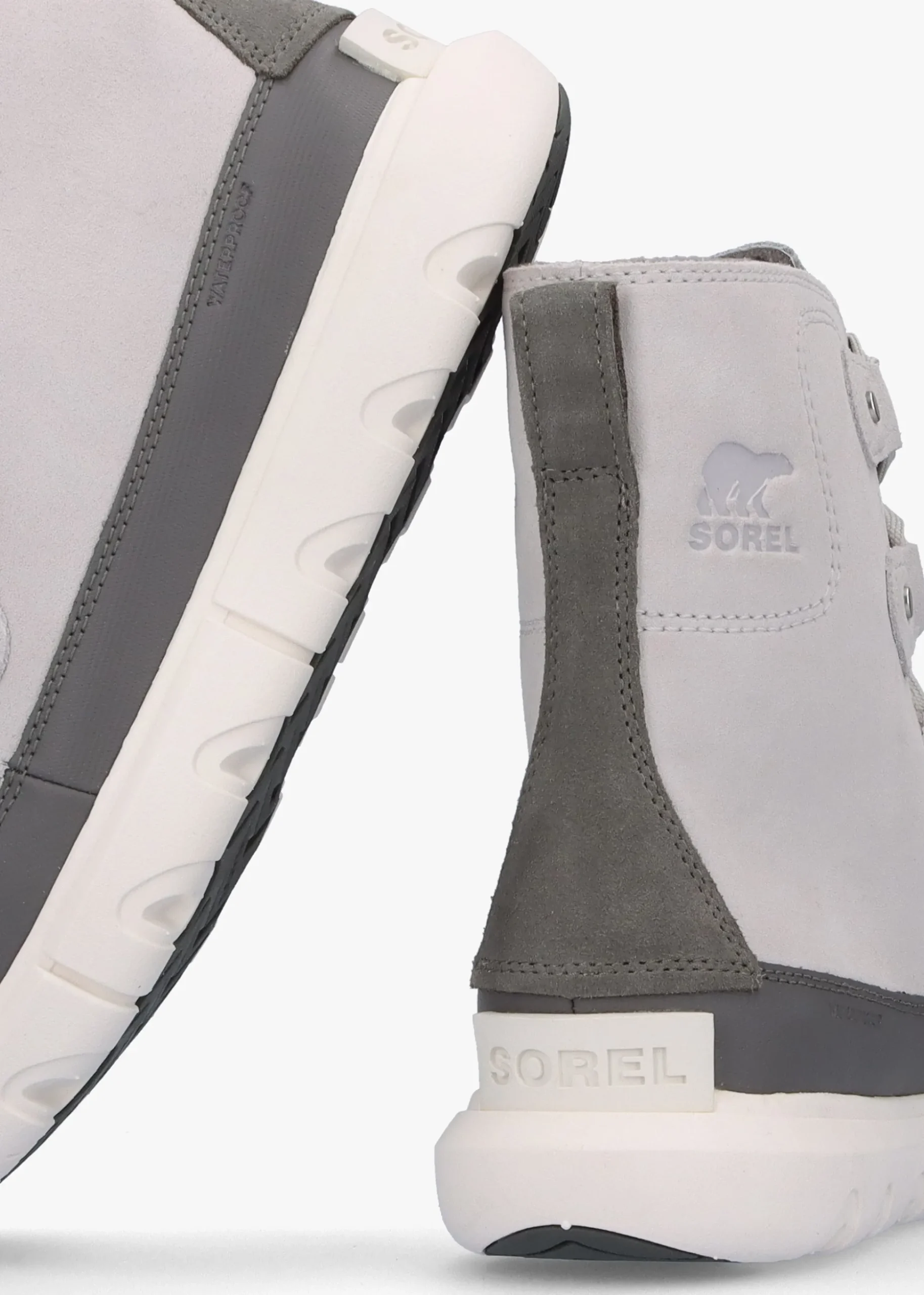 Explorer Next Joan Moonstone Sea Salt Suede Ankle Boots