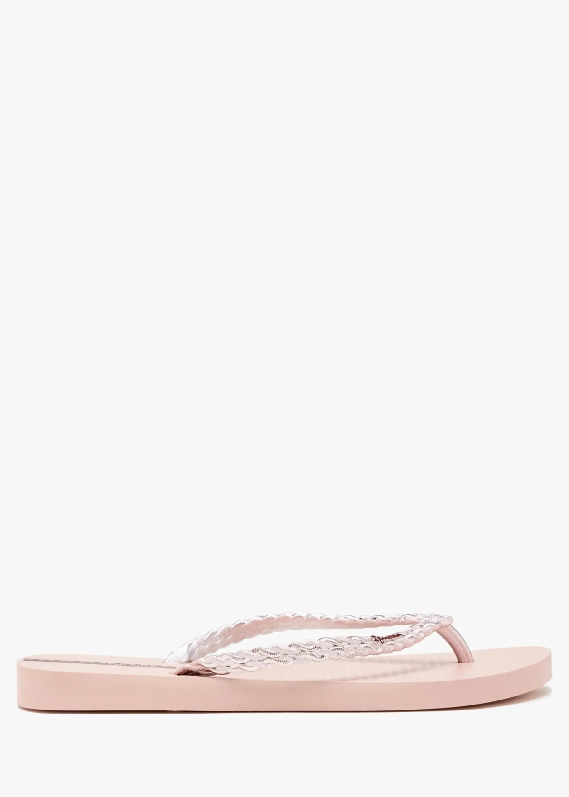 Exuberance Chrome Rose Gold Flip Flops