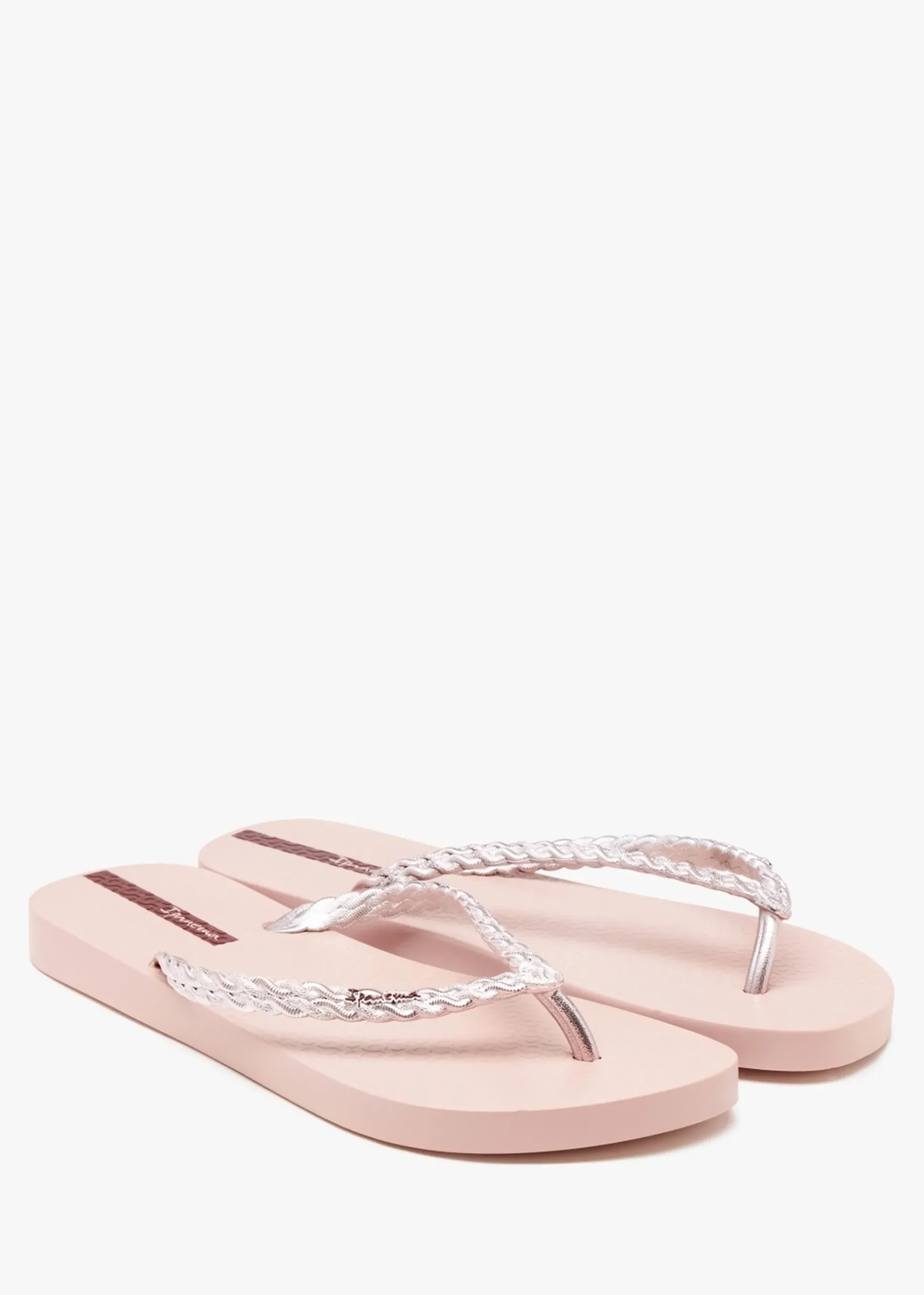 Exuberance Chrome Rose Gold Flip Flops