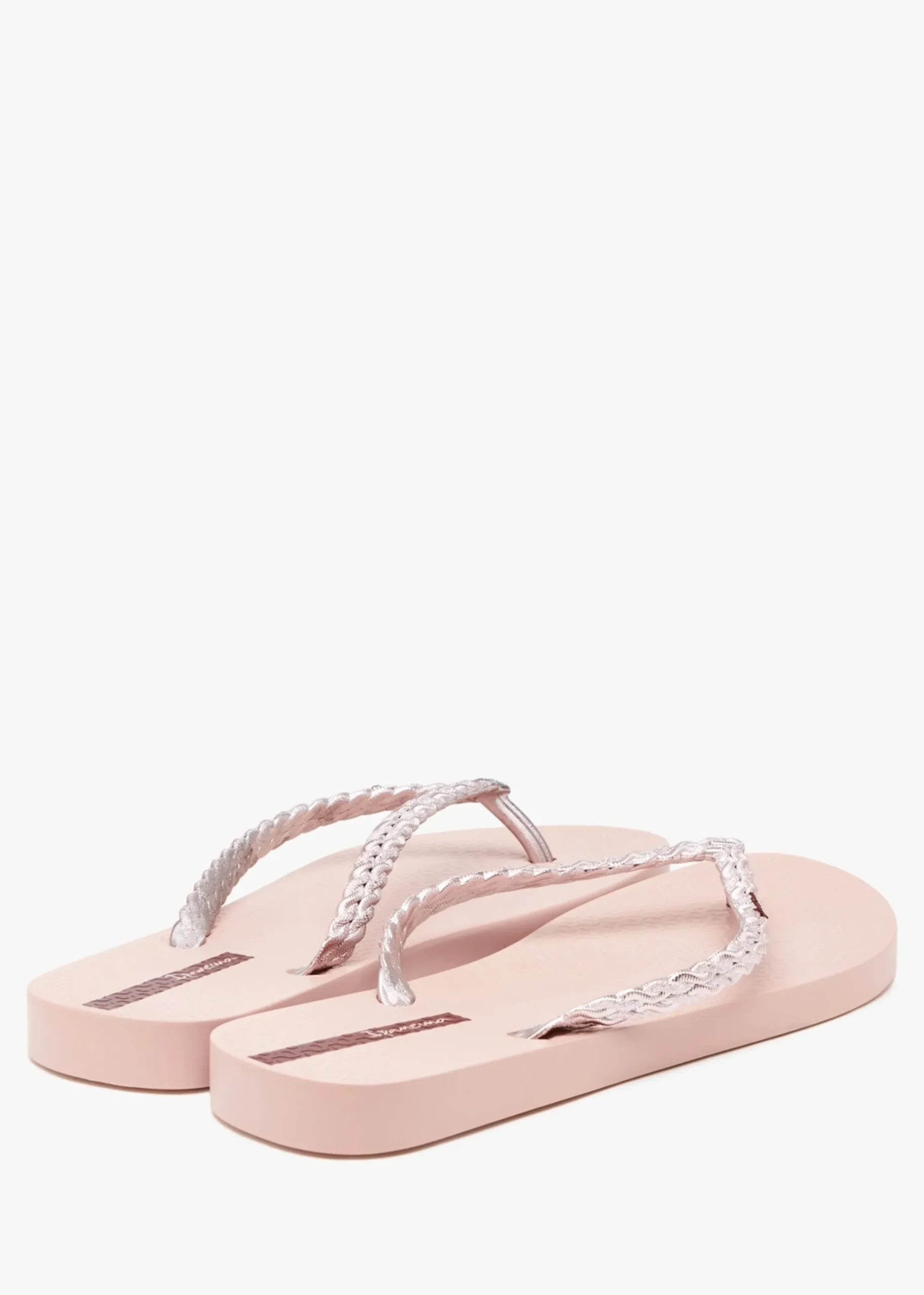 Exuberance Chrome Rose Gold Flip Flops