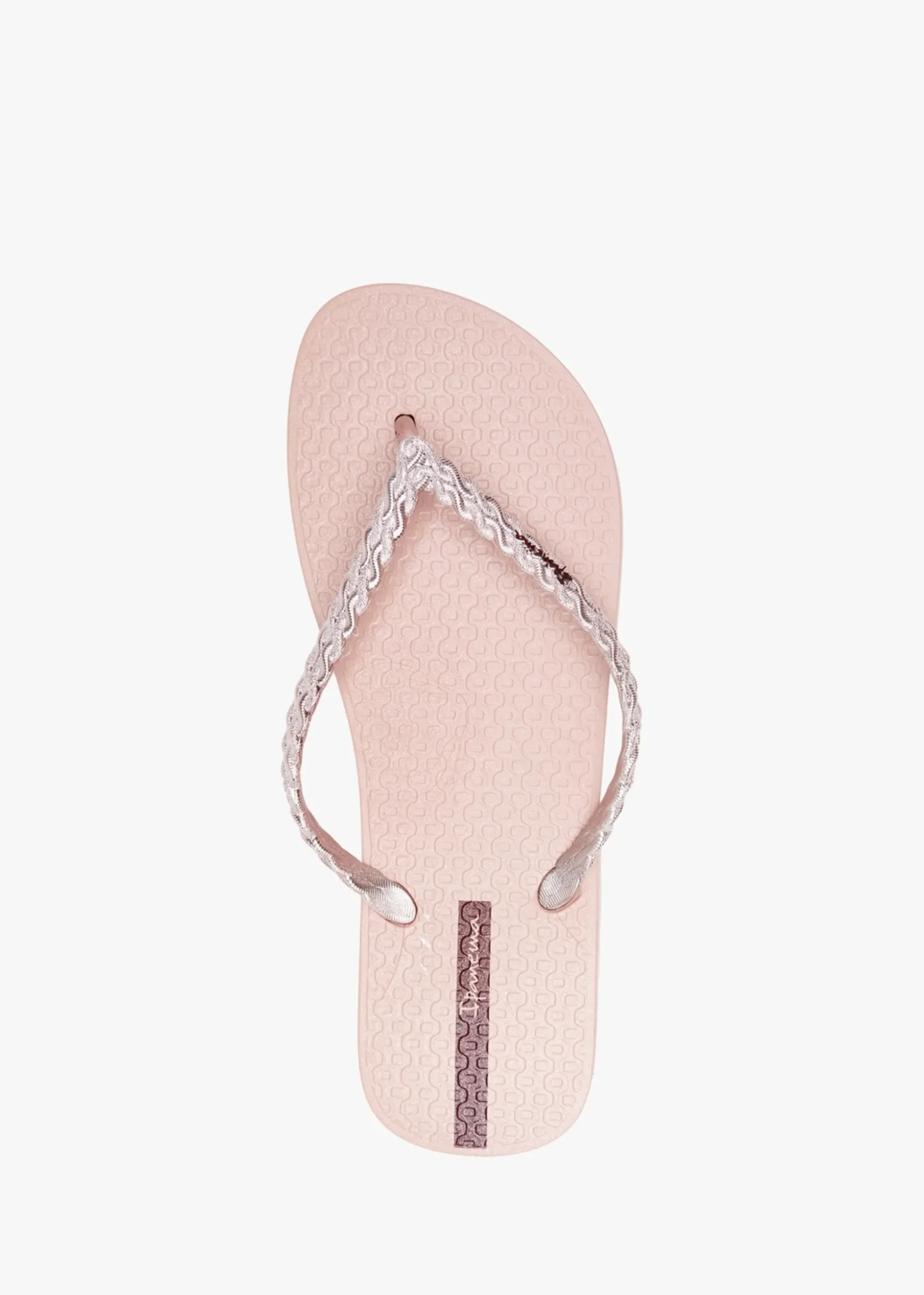 Exuberance Chrome Rose Gold Flip Flops