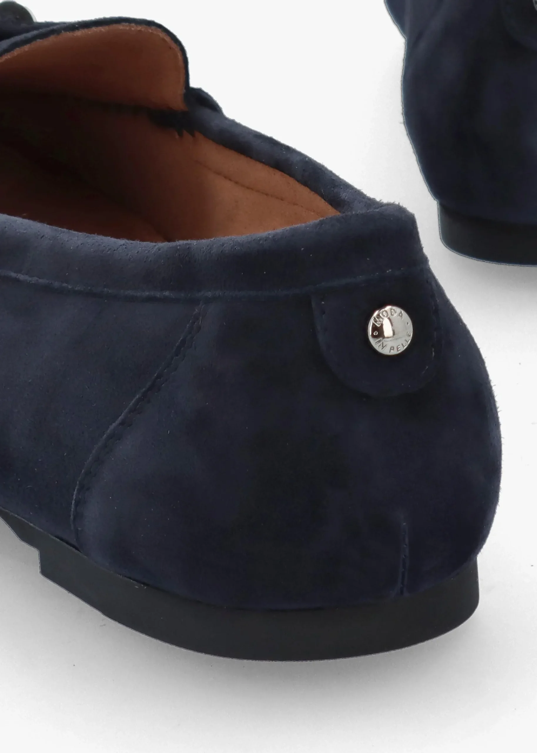 Famina Navy Suede Tassel Loafers