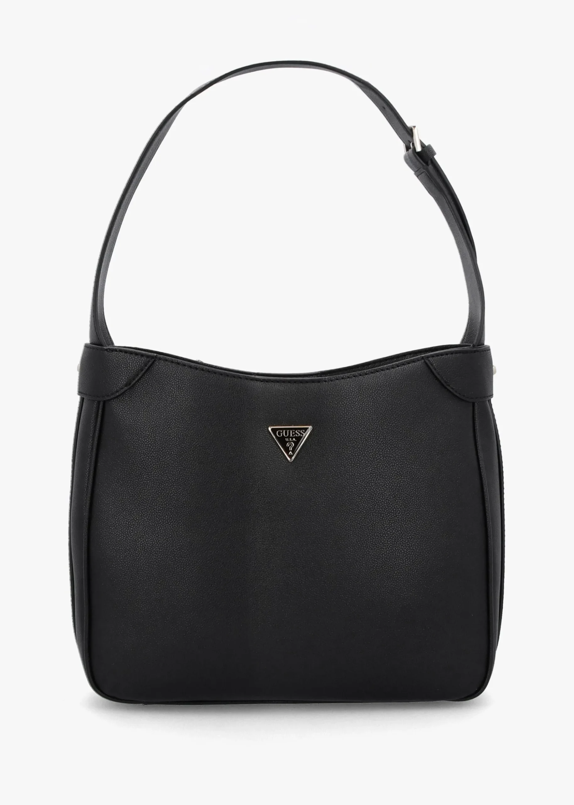 Fedora Black Hobo Shoulder Bag