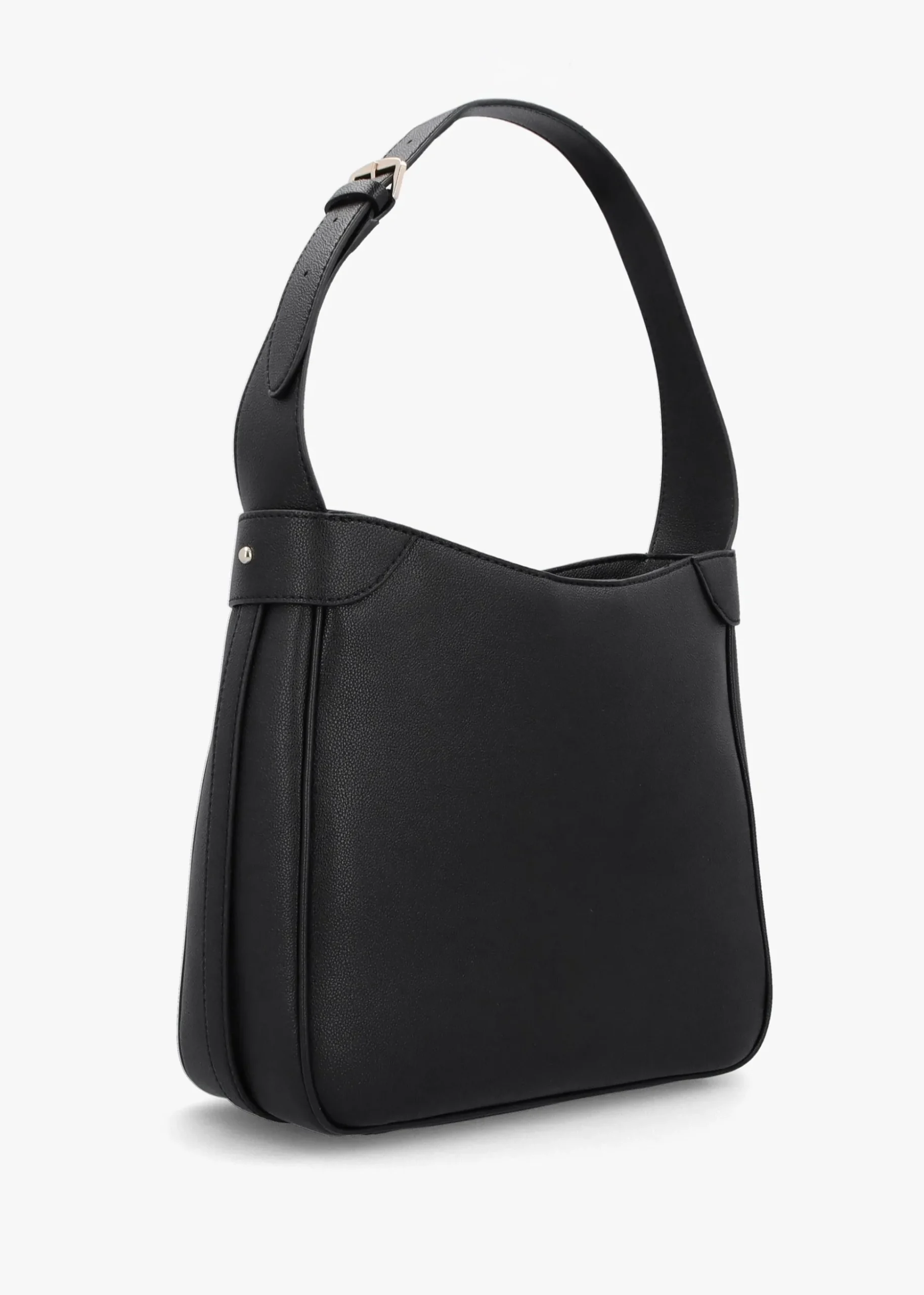 Fedora Black Hobo Shoulder Bag