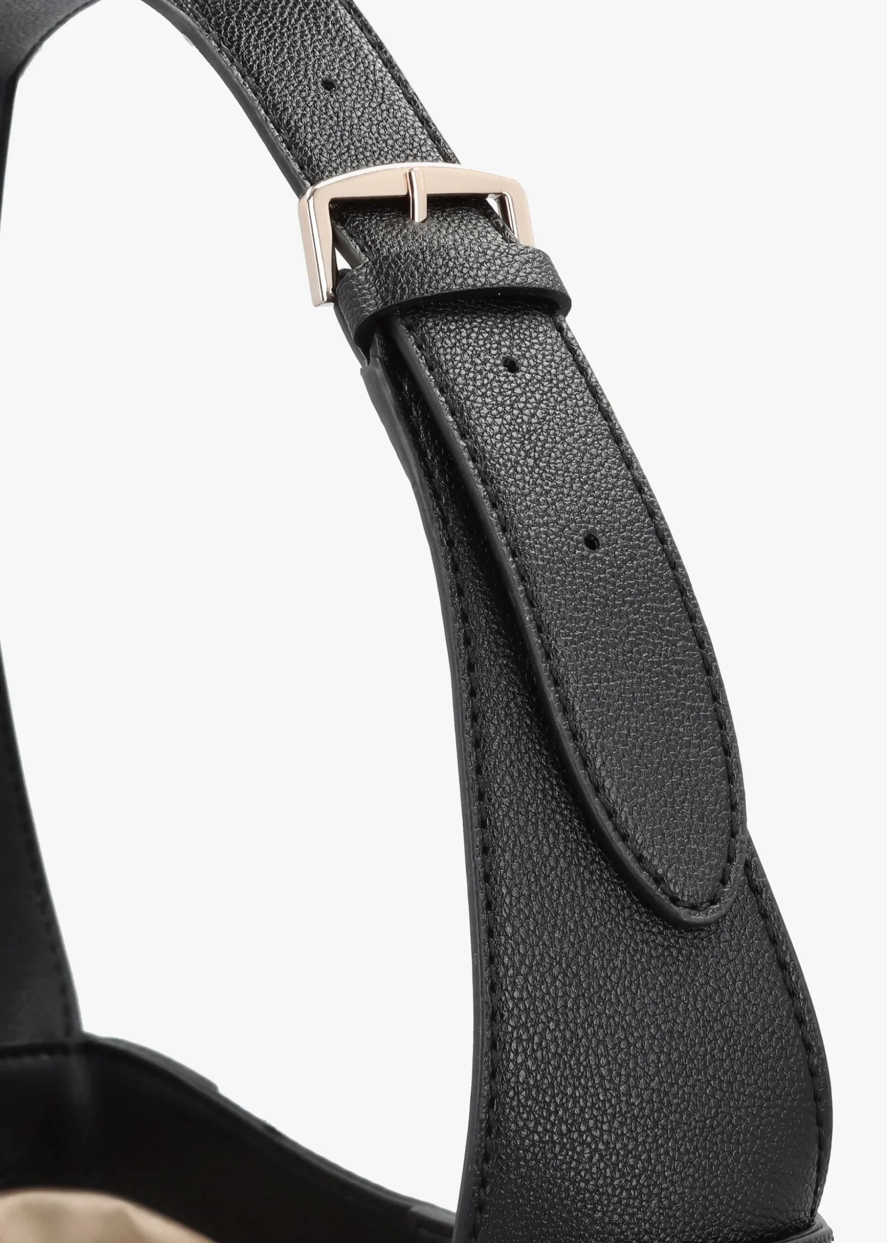 Fedora Black Hobo Shoulder Bag