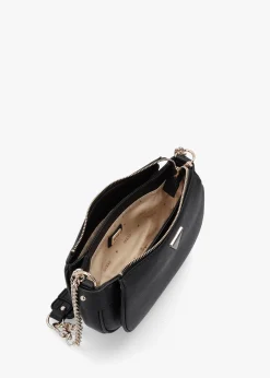 Fedora Black Shoulder Bag