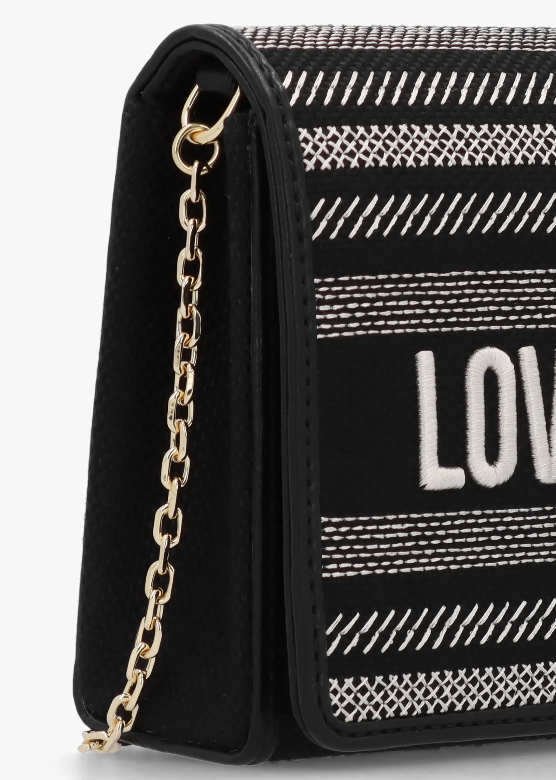 Flower Nero Shoulder Bag