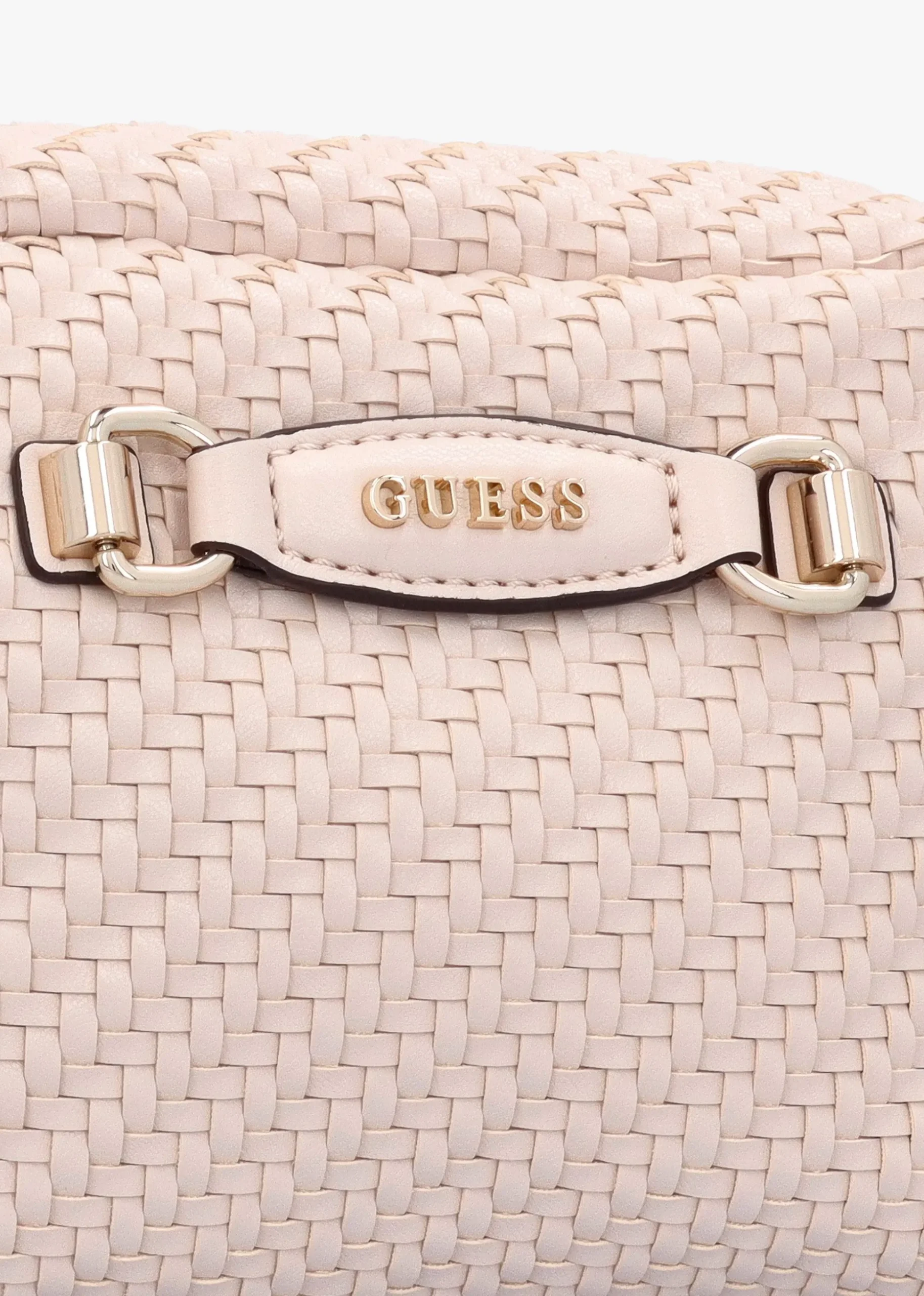 Francy Woven Shell Camera Cross-Body Bag